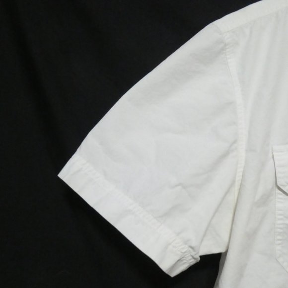 CALVIN KLEIN JEANS | xl extra large | White Short Sleeve Casual Shirt | GUC - Picture 3 of 15
